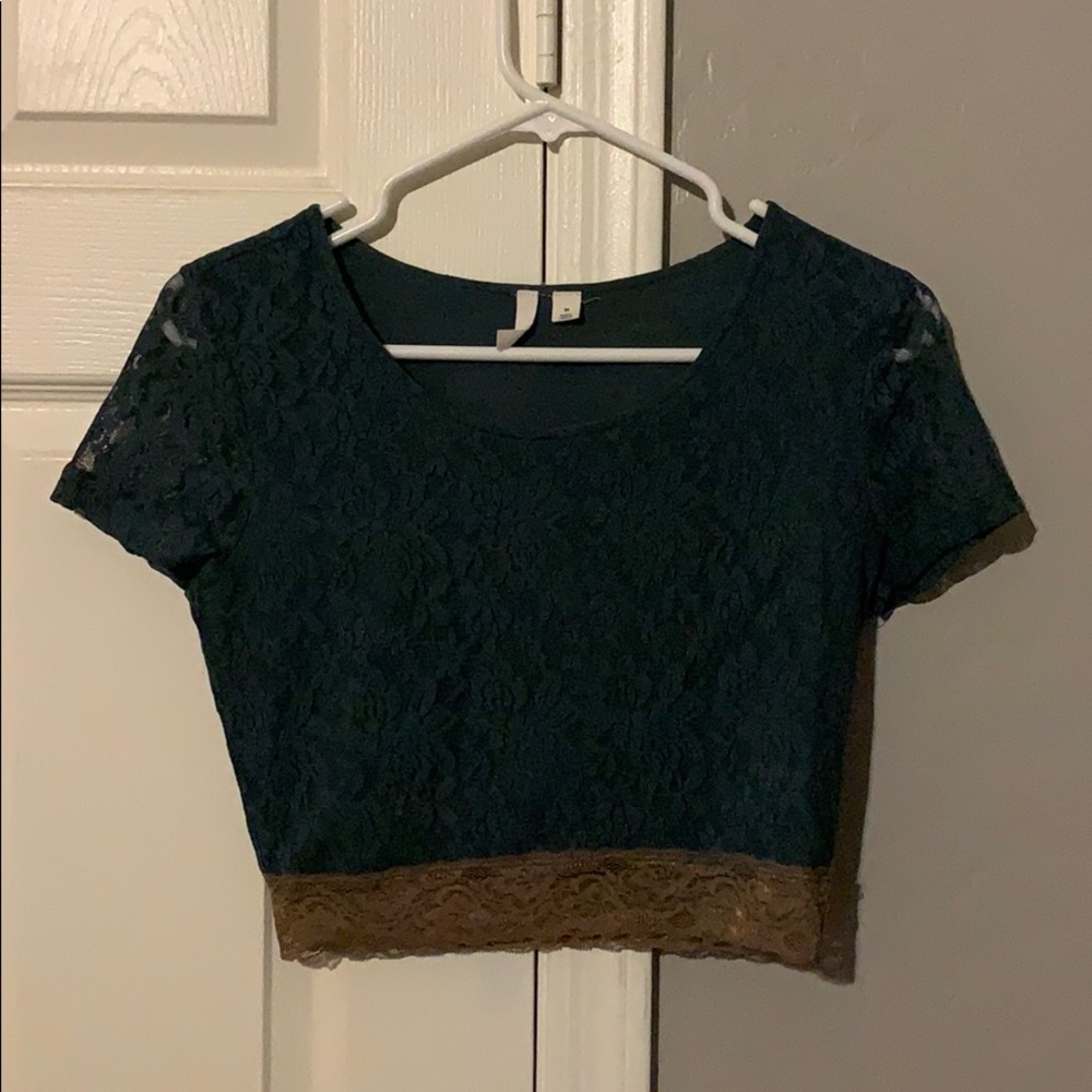 Lace crop top